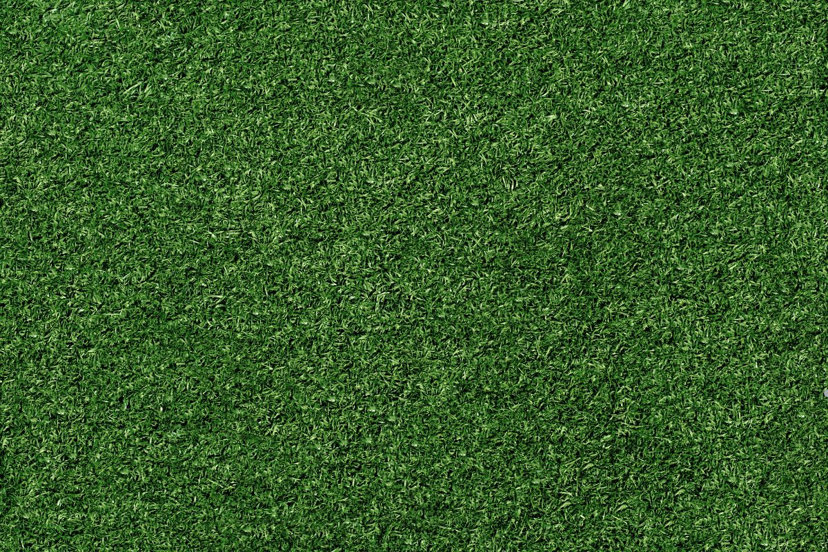 A close-up view of a lush green artificial grass texture, ideal for enhancing lawn care service offerings.